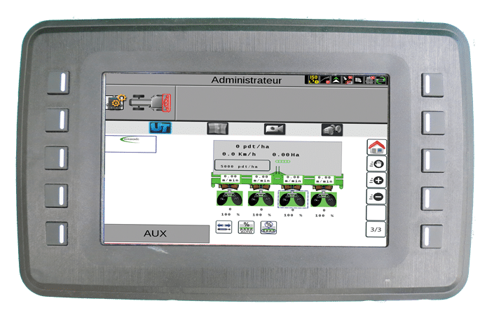 écran console planteuse agronomic