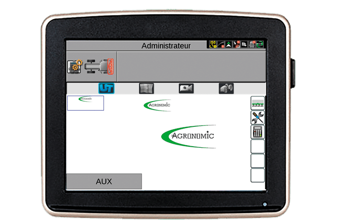 écran certifié isobus console planteuse agronomic